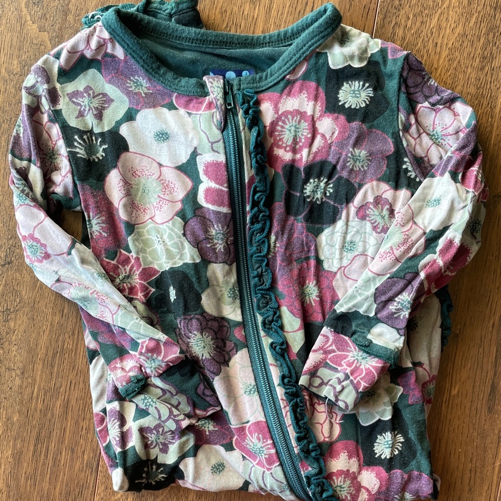Kickee Pants Teal Baby Onesie